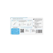 Instrukcja wykonania testu narkotykowego ze śliny BISAF 4w1 z opisem kroków użycia, parametrami wykrywanych substancji oraz kodem QR i danymi producenta.