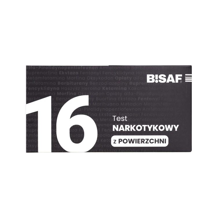 Test powierzchniowy BISAF DOA 16 do wykrywania narkotyków z powierzchni