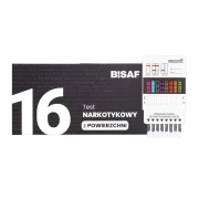 Opakowanie testu powierzchniowego BISAF 16 substancji z kasetką testową