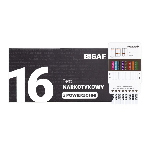 Opakowanie testu powierzchniowego BISAF 16 substancji z kasetką testową